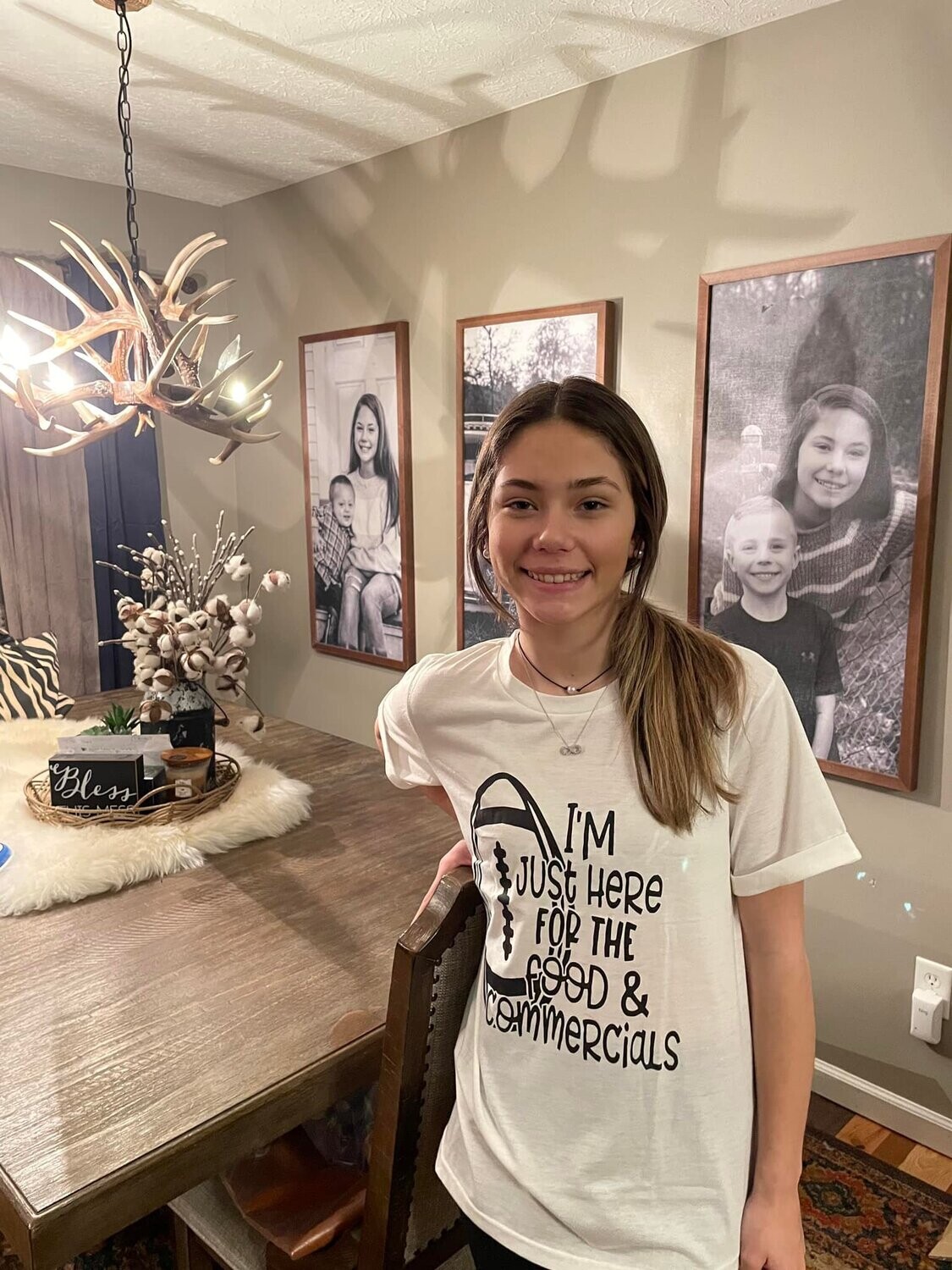 Just here for the food Tee