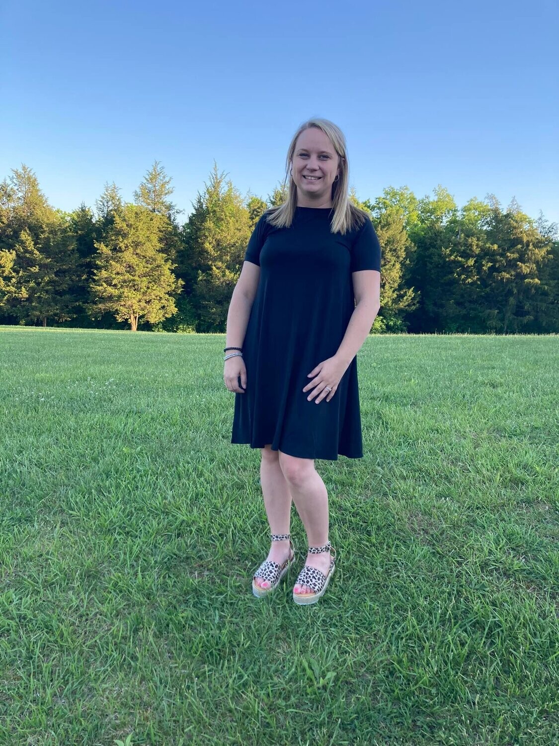 Black Zenana Tee Dress