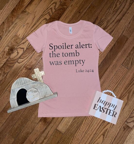 Dusty Pink Spoiler Alert Tee