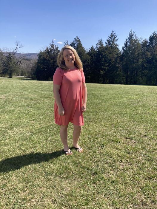 Coral Tee Dress with Pockets
