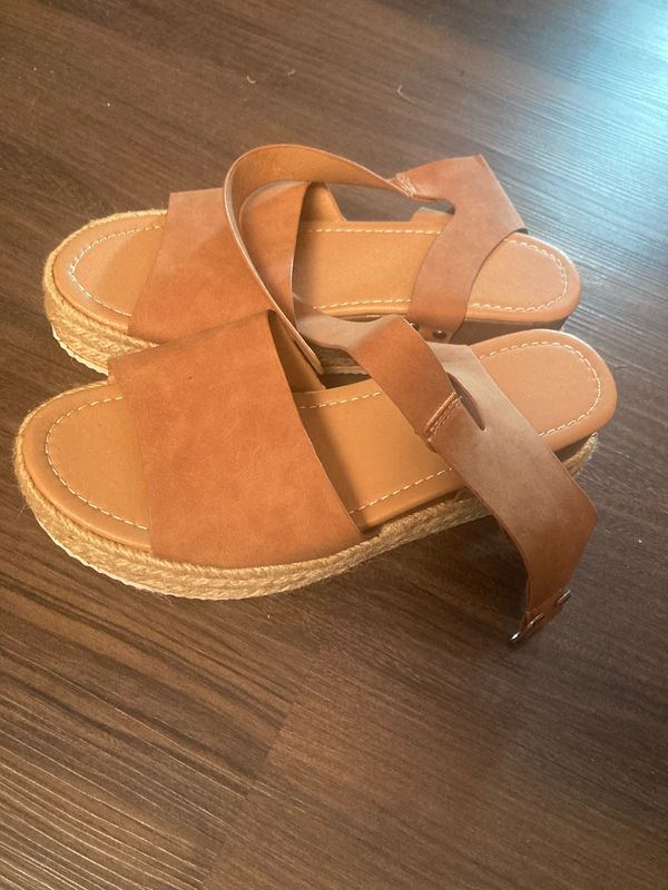 Brown Wedge Sandal