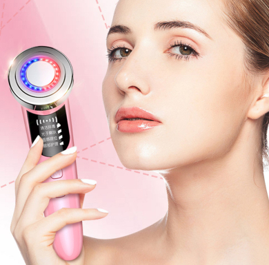 Warm Skin Rejuvenation Facial Vibration Massager