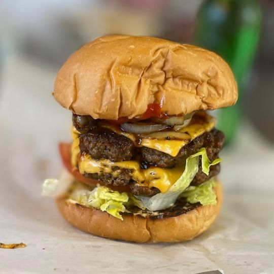 Double cheese burger