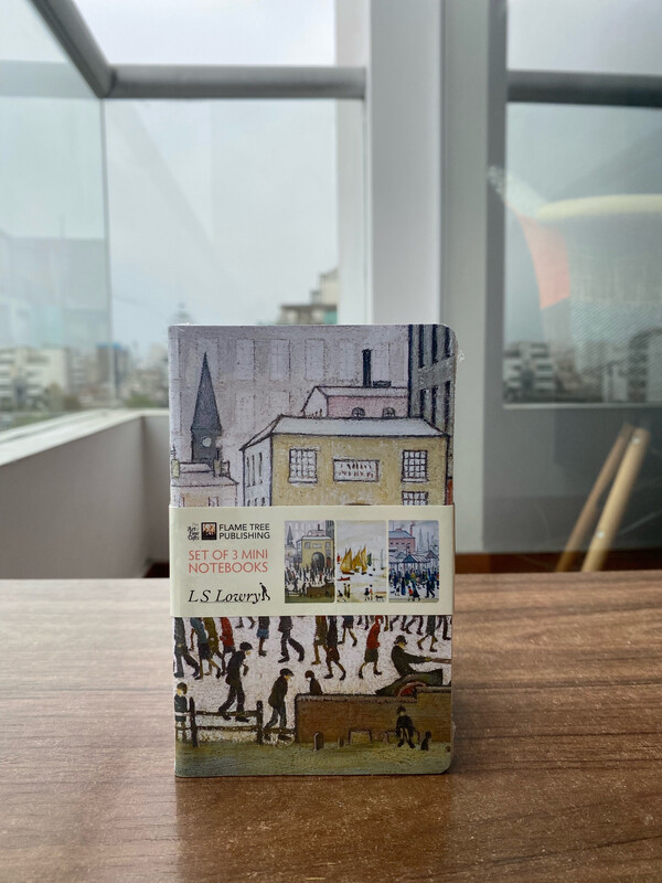 L.S. Lowry  Set de 3 Mini Cuadernos