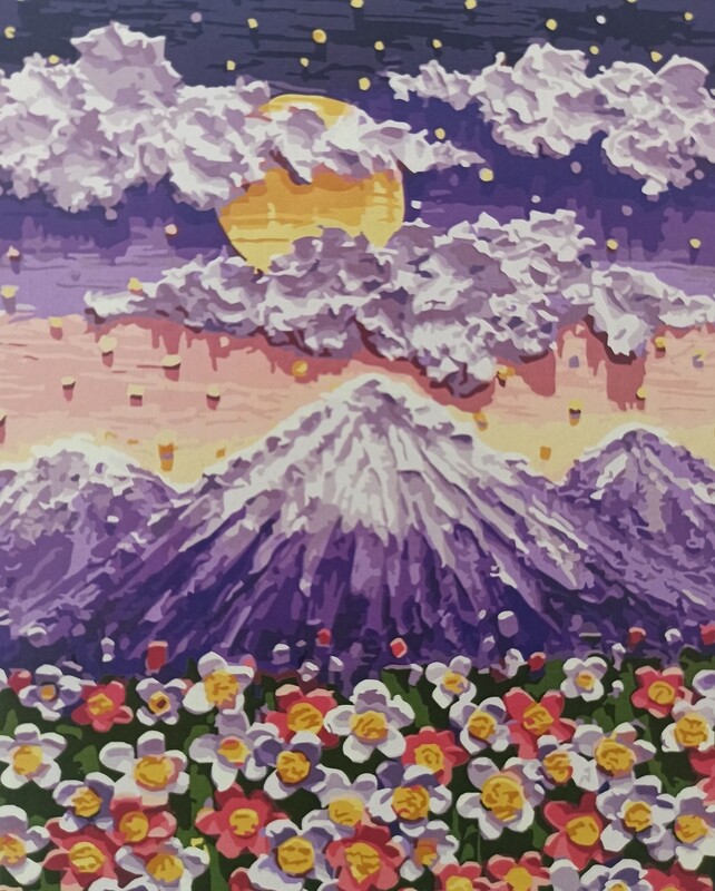 Pintura Óleo 40 x 50 - Campo de flores