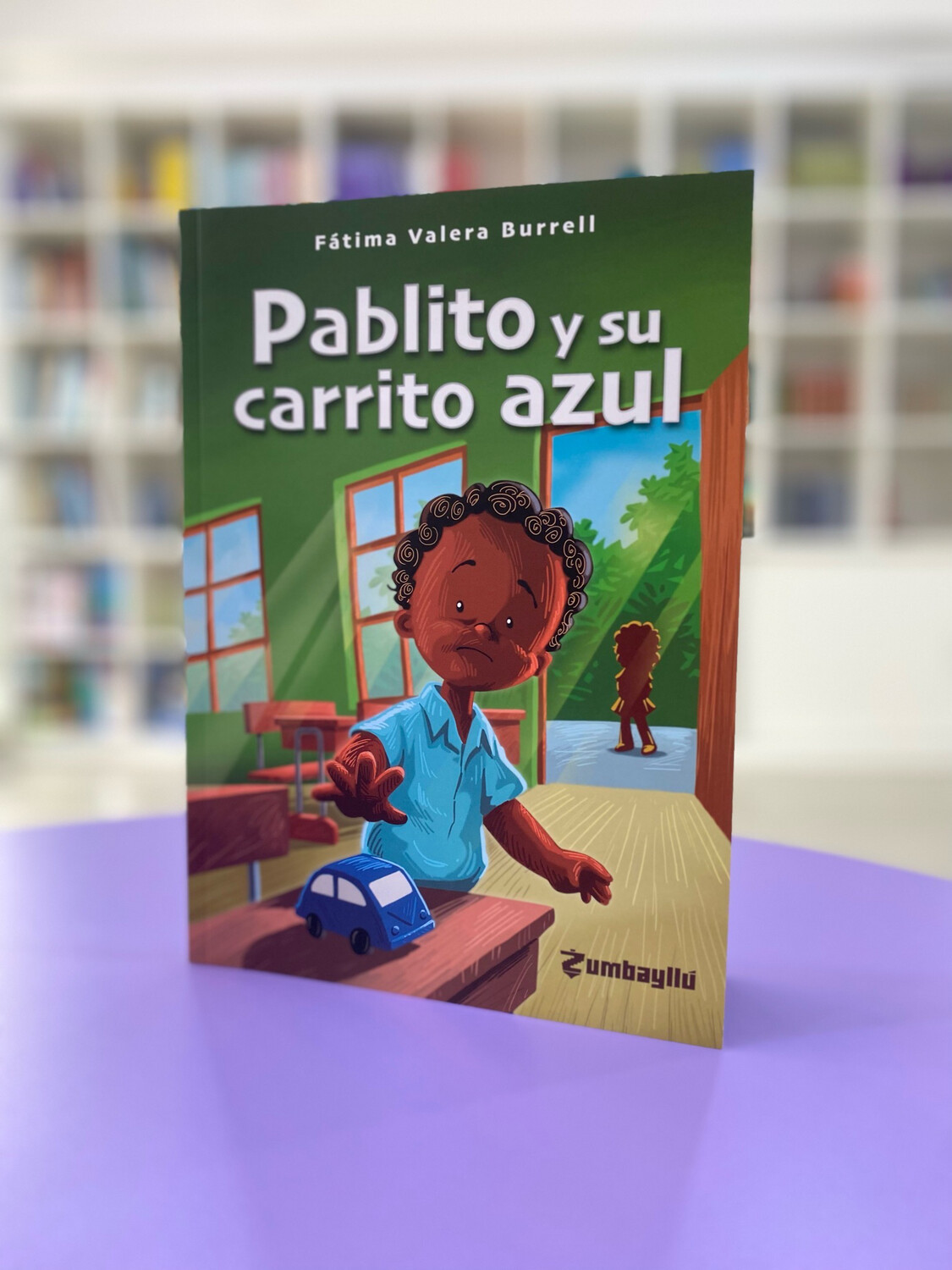 Pablito y su carrito azul