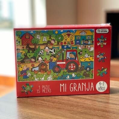 Puzles caja divertida Mi granja