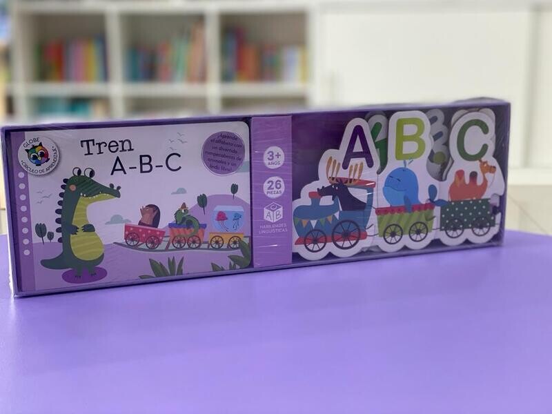 Tren ABC- Estuche + rompecabezas