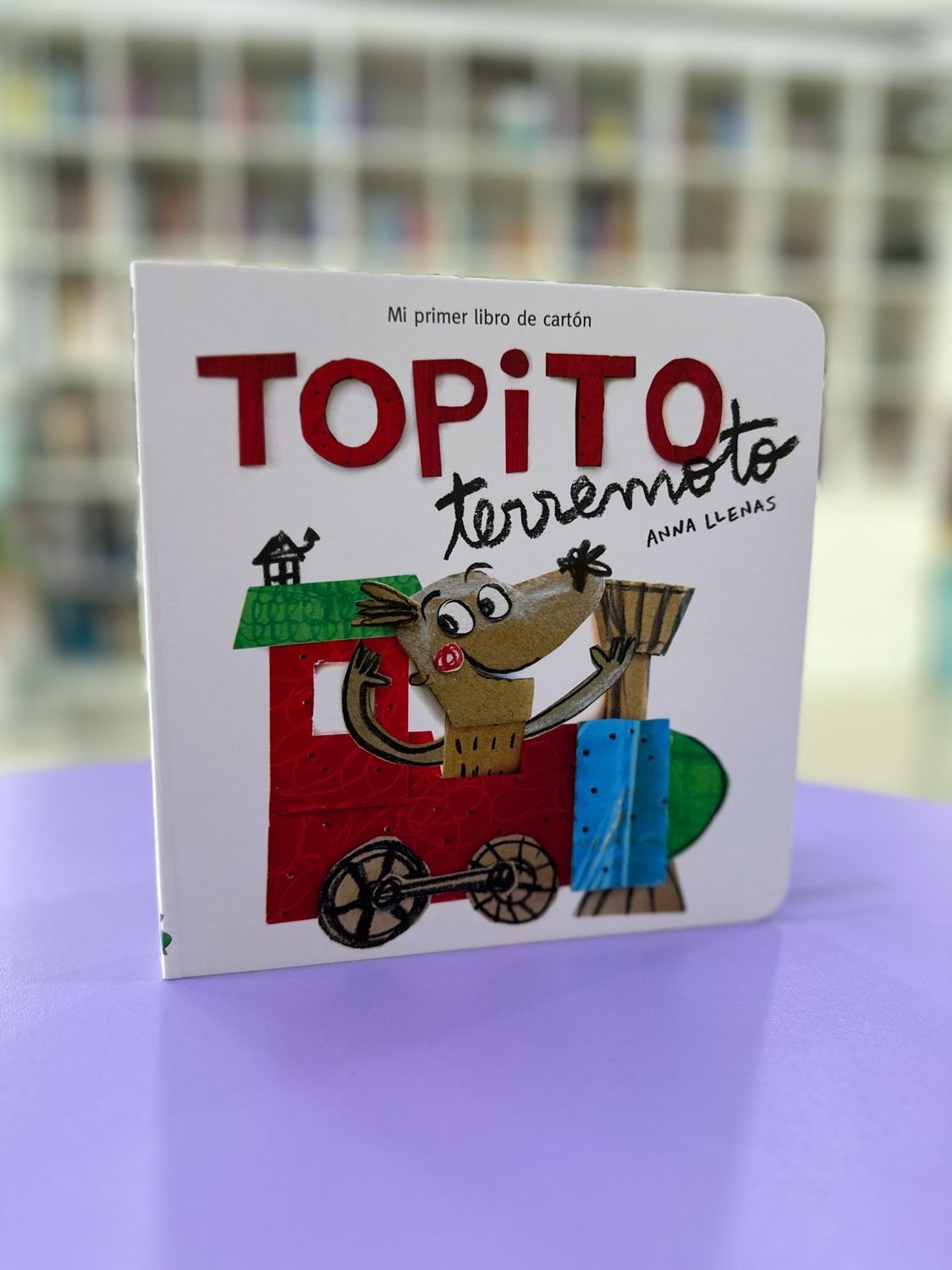 Topito Terremoto Mi Primer Libro de Cartón (Emociones, Valores y Hábitos)