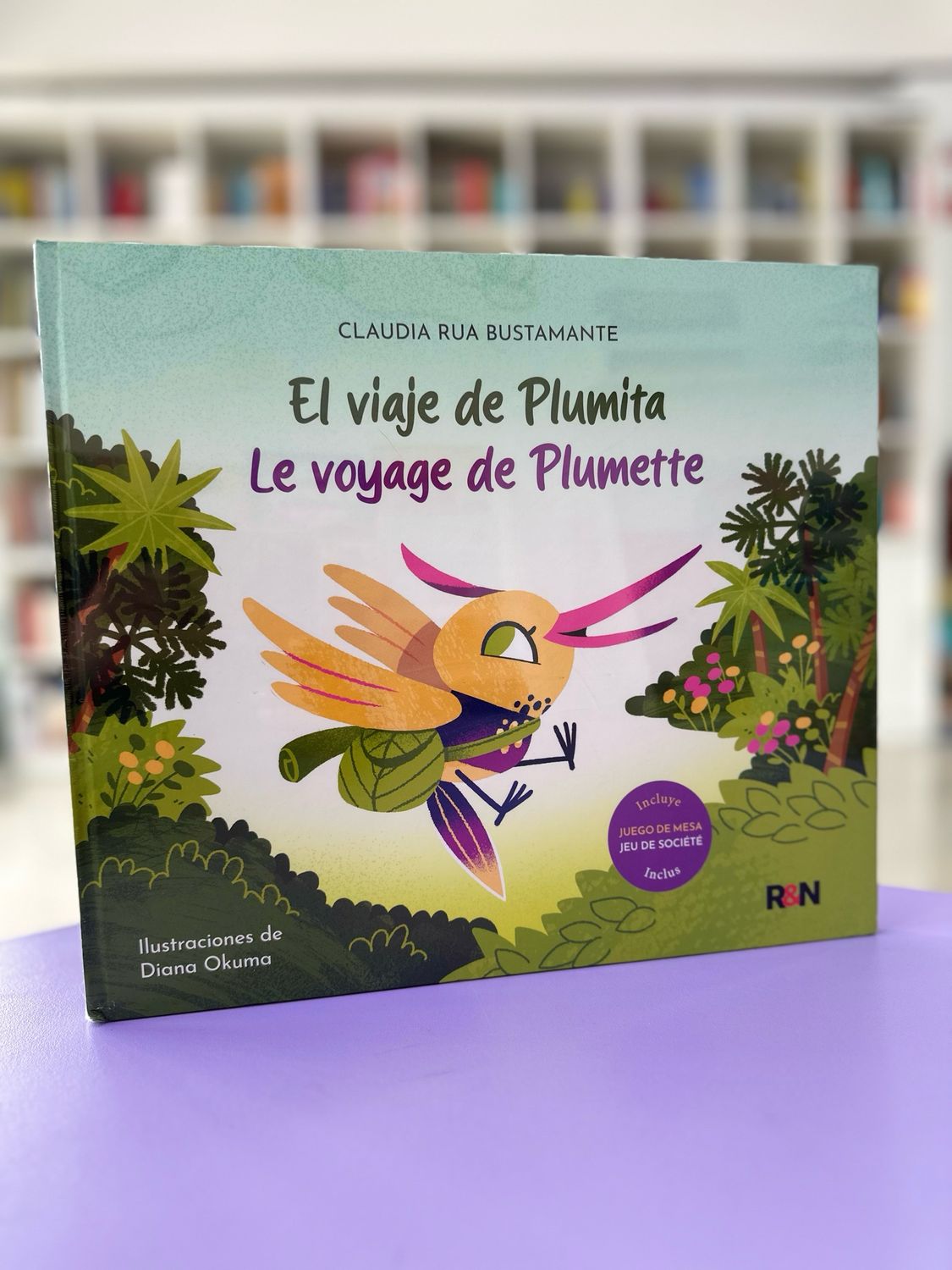 El viaje de Plumita - Español y Francés