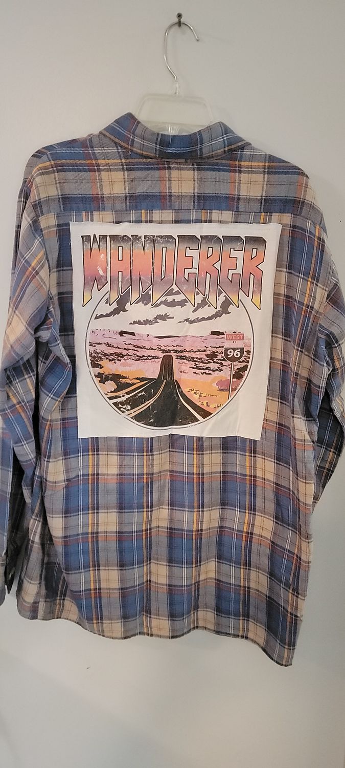 Upcycled &quot;Wanderer&quot; Flannel