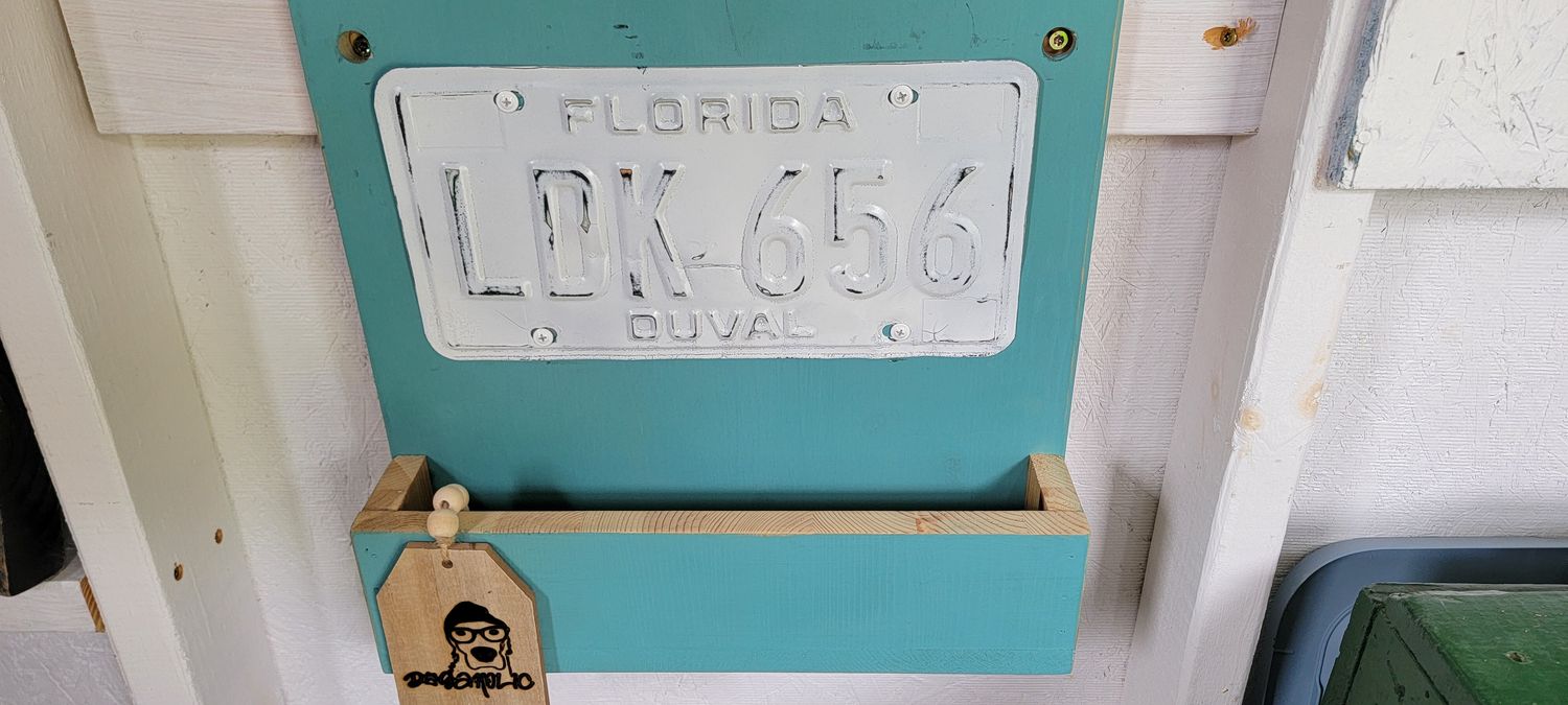 Vintage Florida License Plate Storage