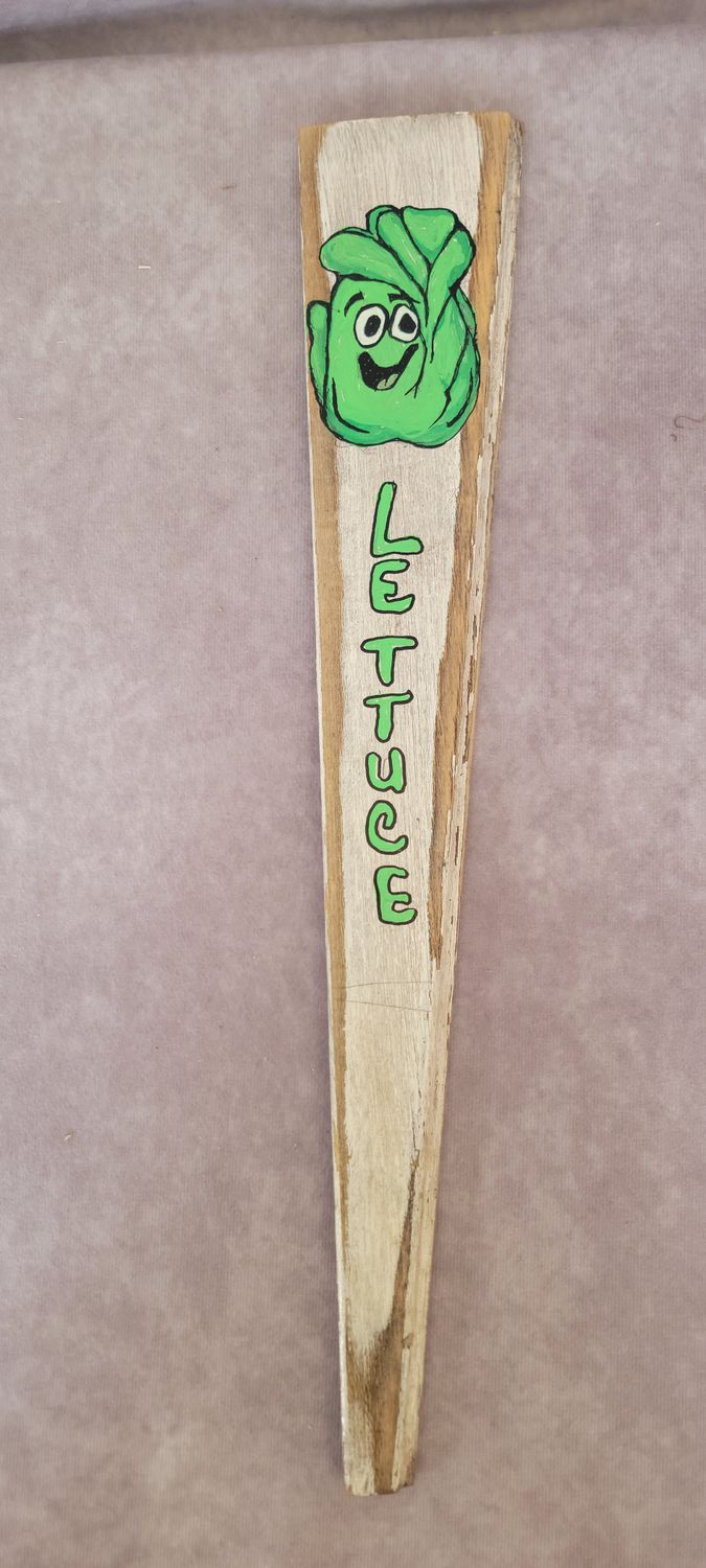 Lettuce Garden Stake