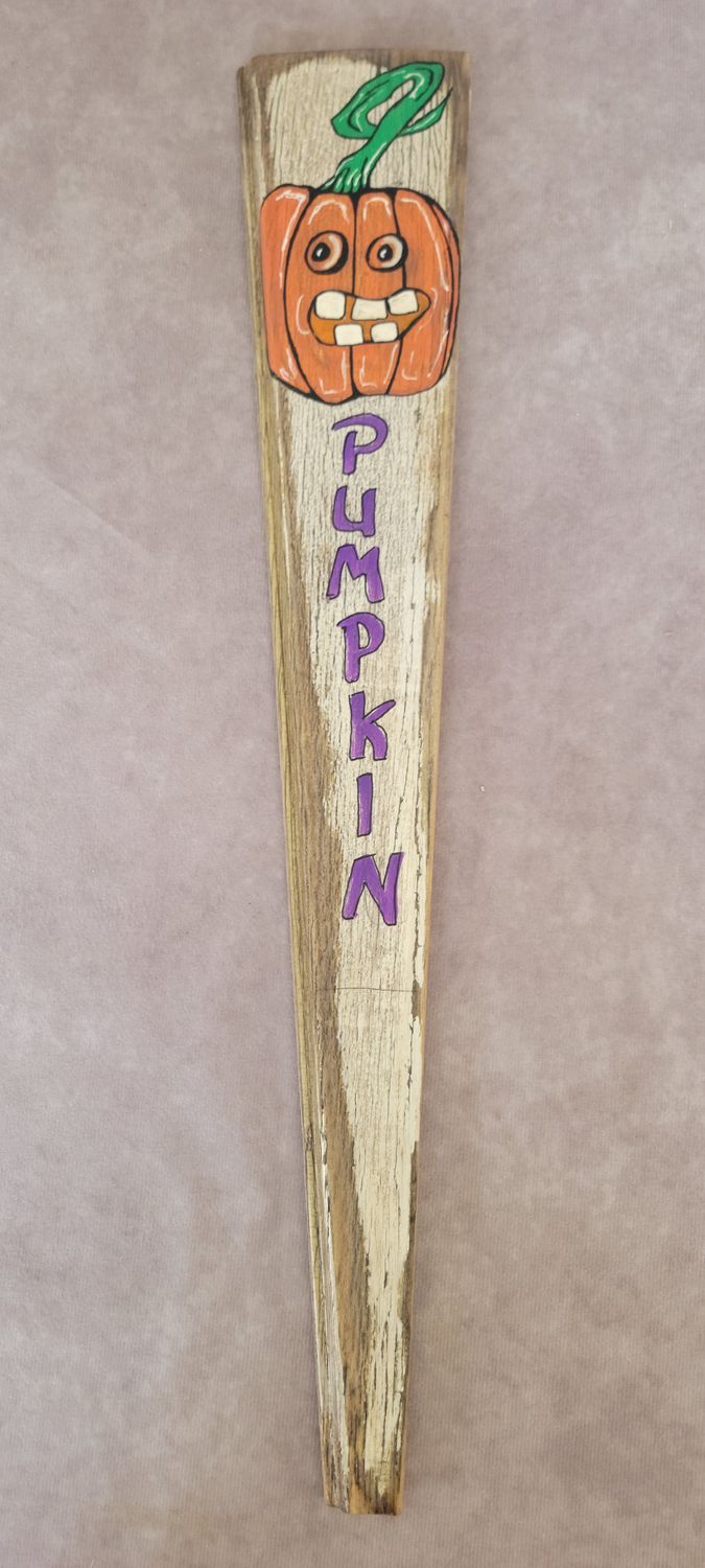 Pumpkin Garden Stake