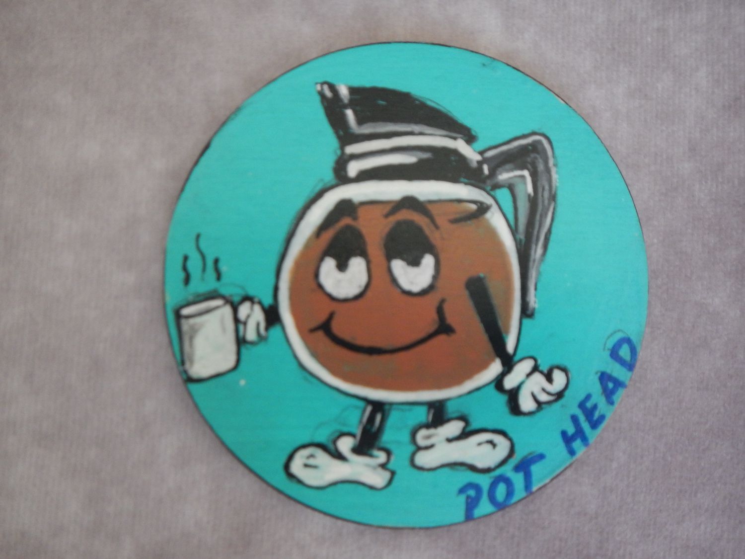 Coffee Pot Head Magnet
