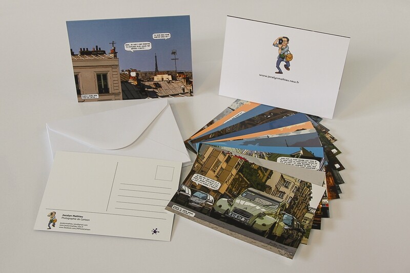 Pack de 10 cartes Paris