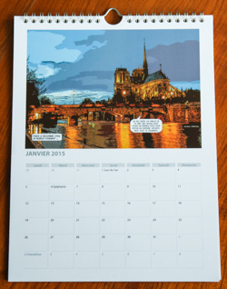 Calendrier Paris 2015