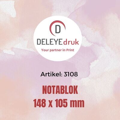 NOTABLOKKEN A6   
148 x 105 mm