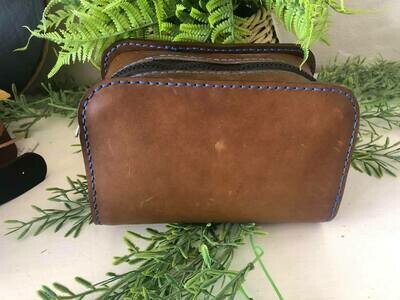 Small Leather Toiletry Bag
