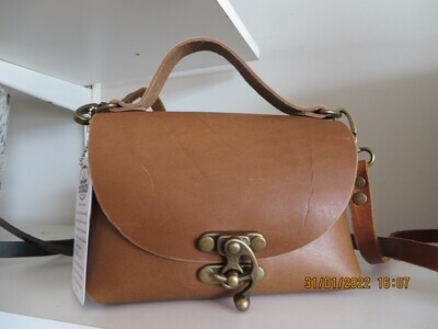Gypsy Sandlewood Brown Leather Cowhide Bag