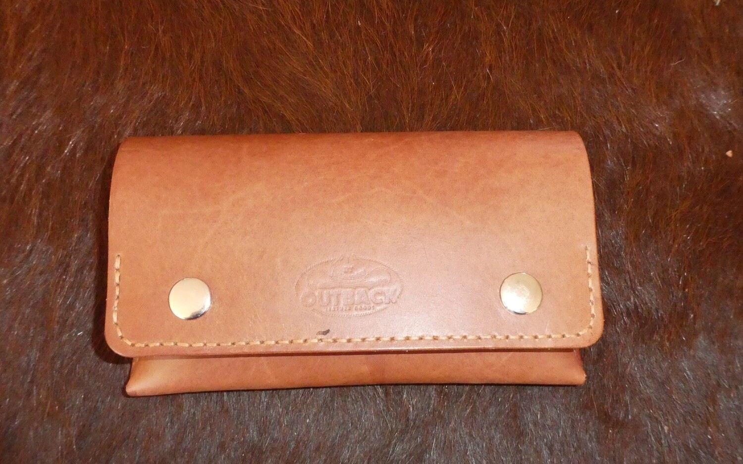 Genuine Leather Chestnut pouch