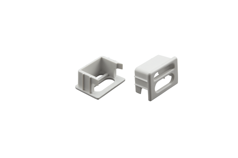 Brytgavel 19x27 plast, Vit