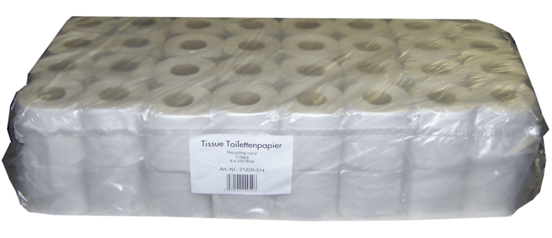 Toilettenpapier 2-lagig