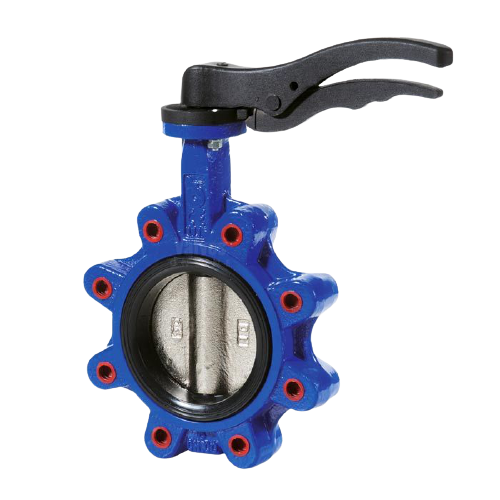 2 1/2" Lugged & Tapped Butterfly Valve - EPDM Liner