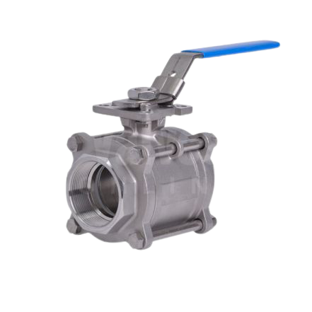 1/4" Stainless Steel Ball Valve 3 piece - BSPP- Full Bore