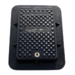 Lightweight Composite Manhole Cover 600 x 450mm Clear Opening Load rated D400