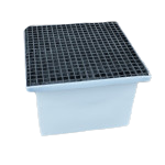 Drawpit Chamber 650 x 650 x 806mm complete with 38mm Composite Grate
