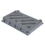 Composite Gully Grate and Frame 550 x 250mm Clear Opening . Lockable Rated to D400