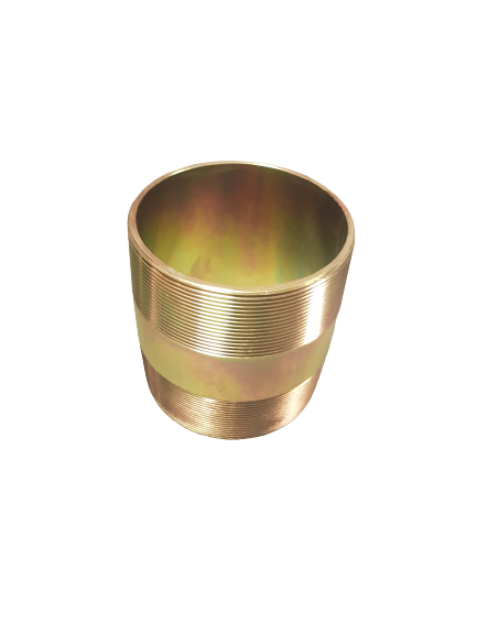 4" BSPT X 4" BSPT BARREL NIPPLE -32MM  - Engineered Mild Steel Nipple For Offset Tee