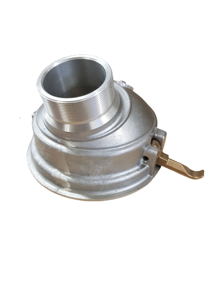 4" - API Bottom Loading Adaptors (Discharge) / Angle BSP Males Deep Throat / Base Model