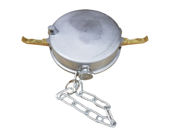 API with HEAVY DUTY CHAIN - API Bottom Loading Adaptors (Discharge) / Blanking Caps