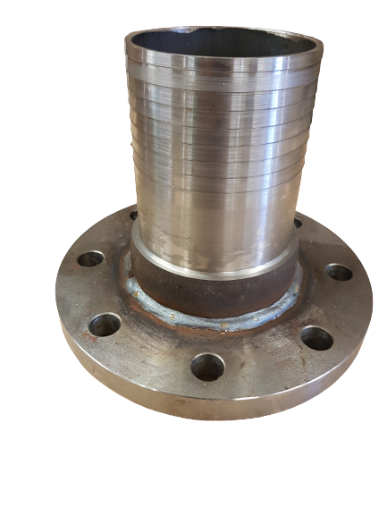 3" TABLE D X 3" URT MALE  - Flanges with Swageing Hosetails / Stainless Steel