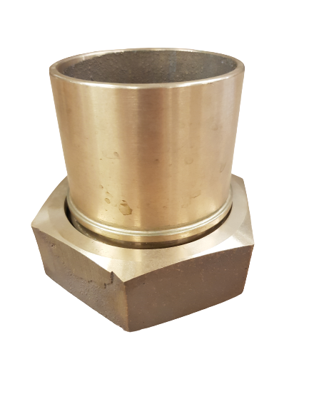 2" BSP HEXAGON MALE  - Smooth Tail Couplings for Safety Clamp to Din 2817 / Gunmetal