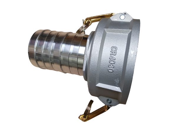 4"X 3" - Part C Female Cam x Hosetail -Aluminium