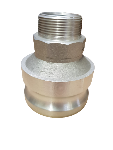 3"X 4" - Part F Male Cam x BSPT Male -Aluminium