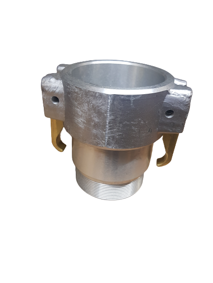 4" Female CamLock -3" Male Parallel Thread-Aluminium