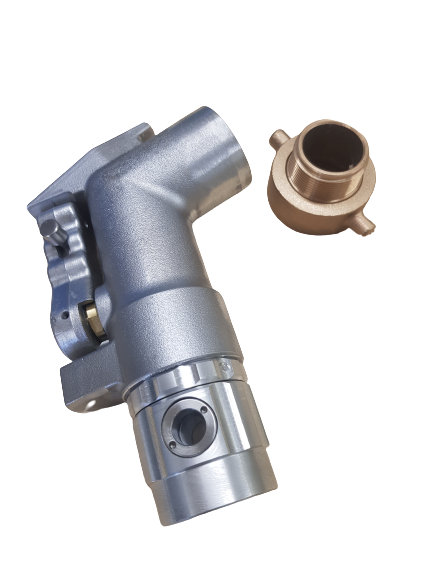1 1/2 1 1/2" BSP FEMALE INLET SWIVEL X GUNMETAL 2" BSP SWIVEL OUTLET / TYPE: Standard - Fuel Oil Delivery Nozzles (with Anti Drain Valves) Inlet Swivel with Twin Port Sight Glass / Type: Standard / Kit 2