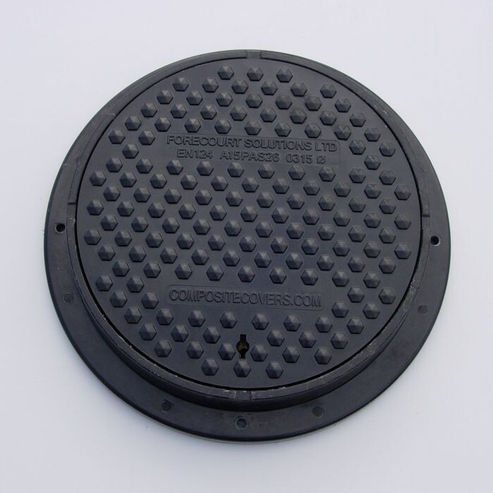 Lightweight Composite Manhole Cover 315 mm Clear Opening Load Rated to B125