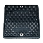 Lightweight Composite Manhole Cover 700 x 700mm Clear Opening . Load Rated to B125