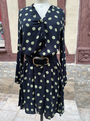 Robe BYOUNG pois vert