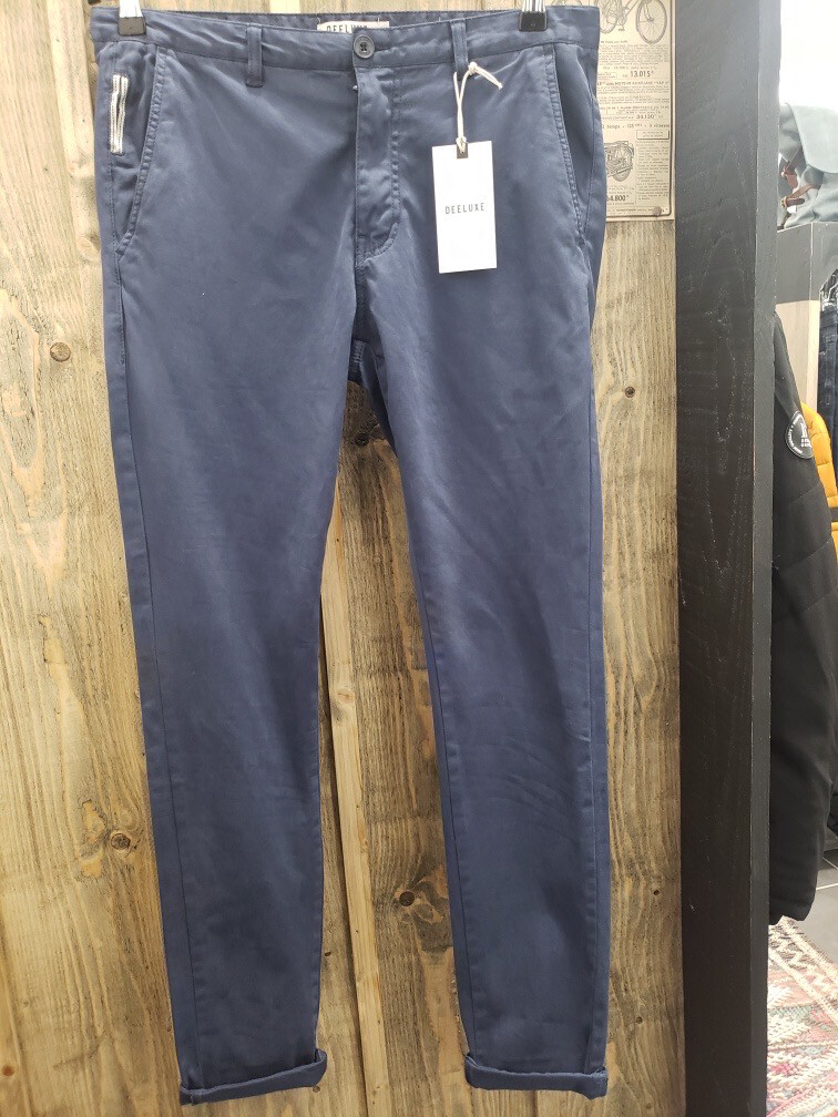 Pantalon chino DEELUXE bleu indigo