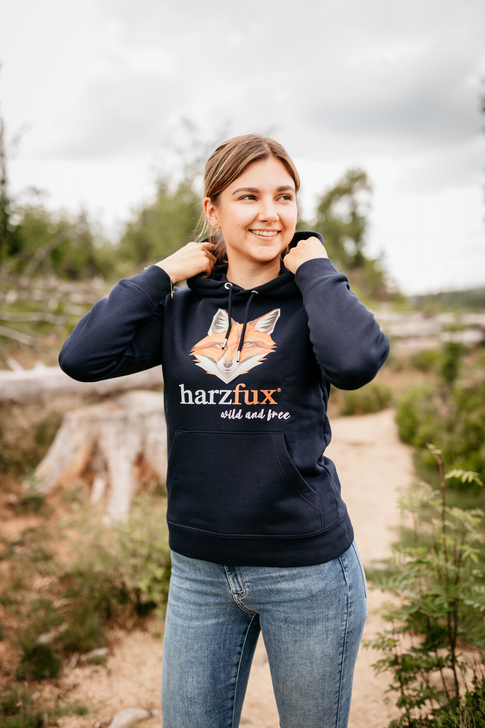 Stanley/Stella Hoodie „Drummer 2.0“ Modell Harzfux 🦊