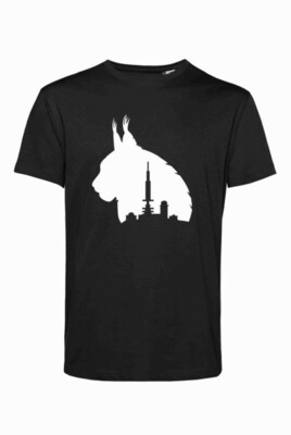 T-Shirt „Brocken-Lux“ schwarz/weiß