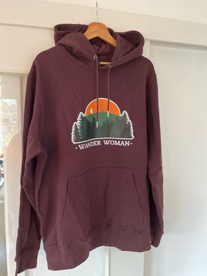 Sale % Hoodie Weinrot Wander Woman Gr. L