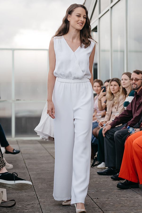 Chloé - Mariée Combi-Pantalon