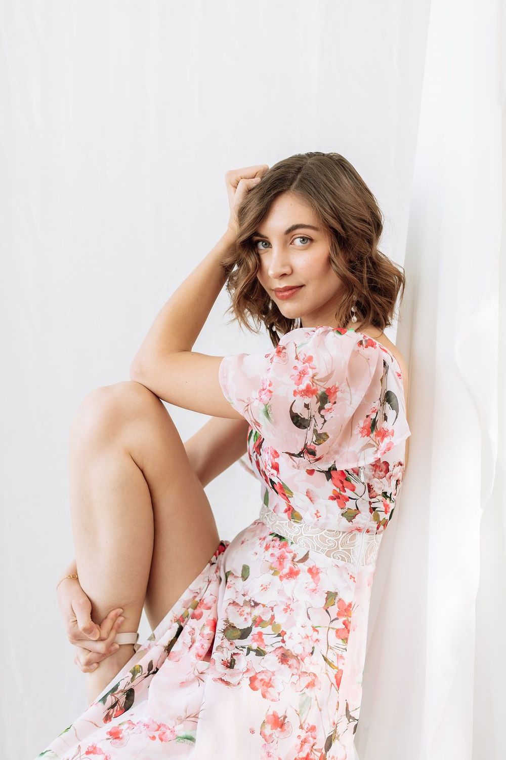 Robe longue cherry blossom